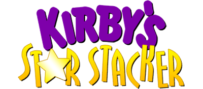 Kirby's Star Stacker logo for GameBoy